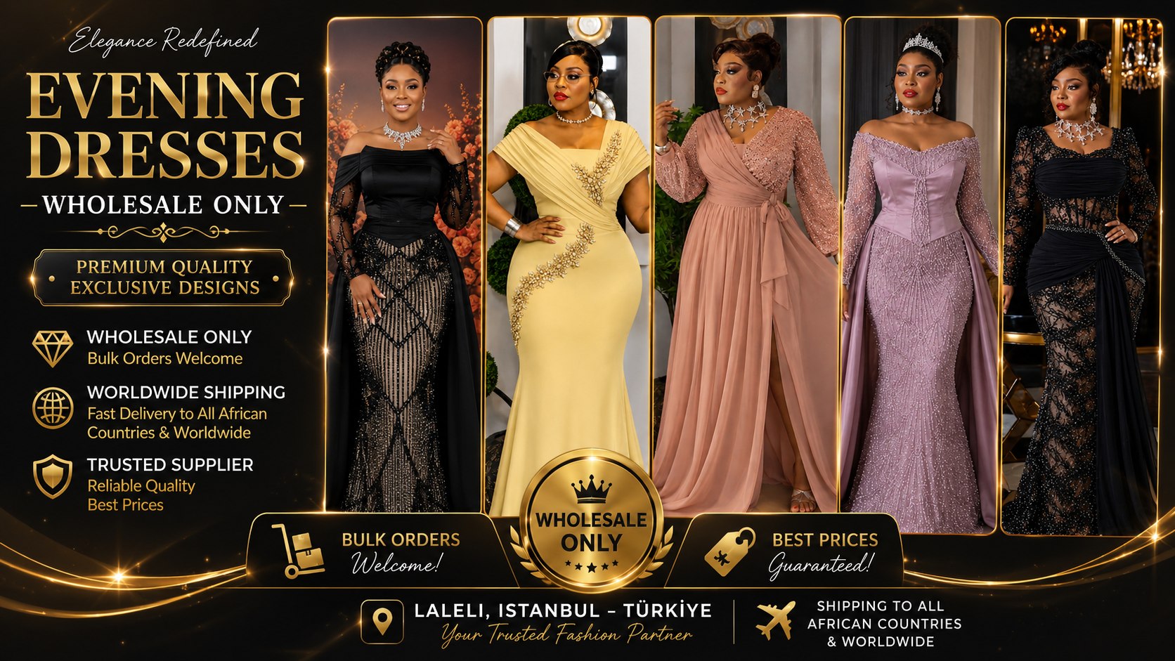 REGAL. DRESSES . WHOLESALE