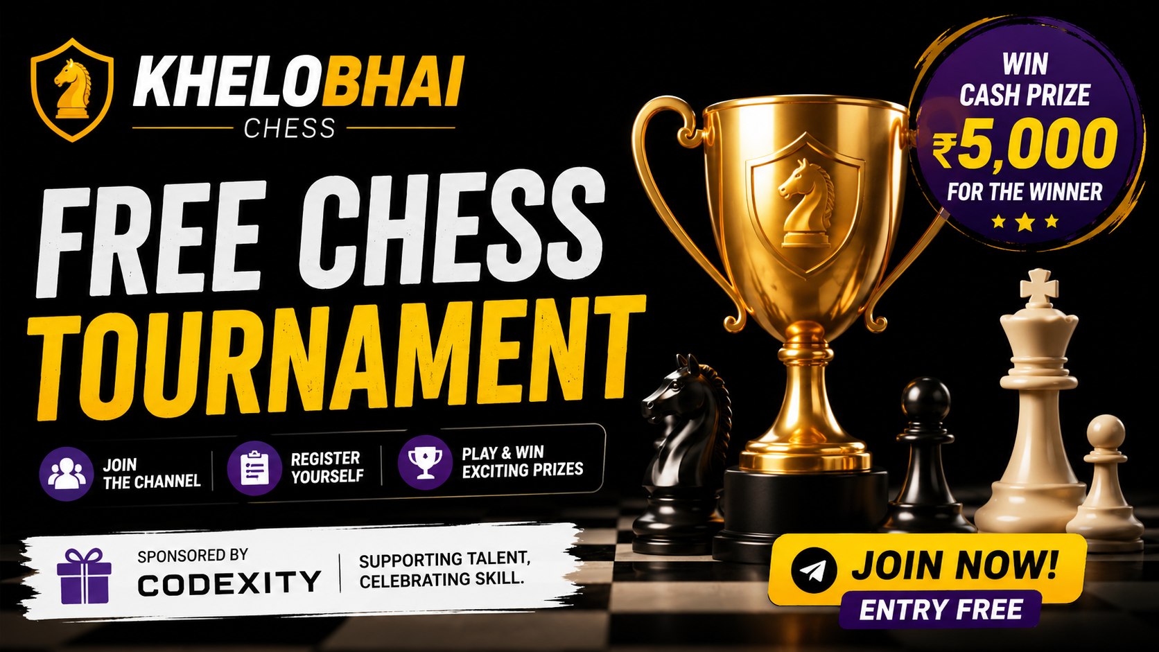 KheloBhai♟️ Daily Chess Matches 🔐