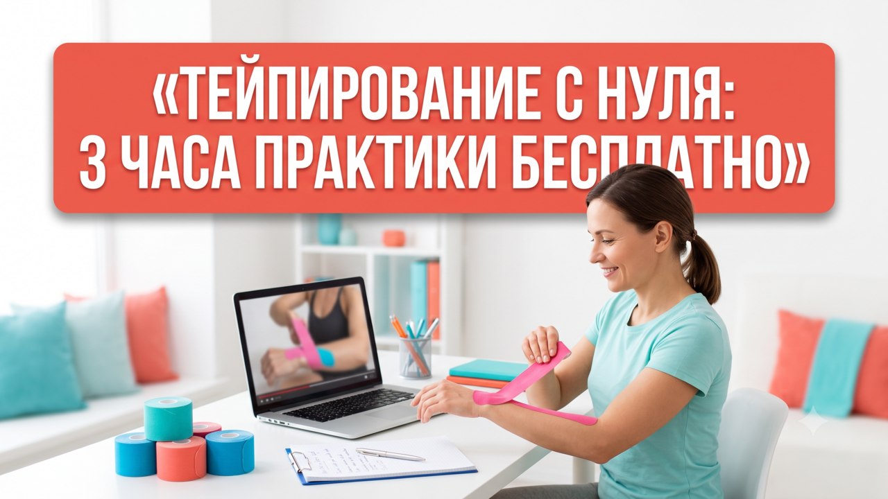 Кинезио тейпирование с нуля