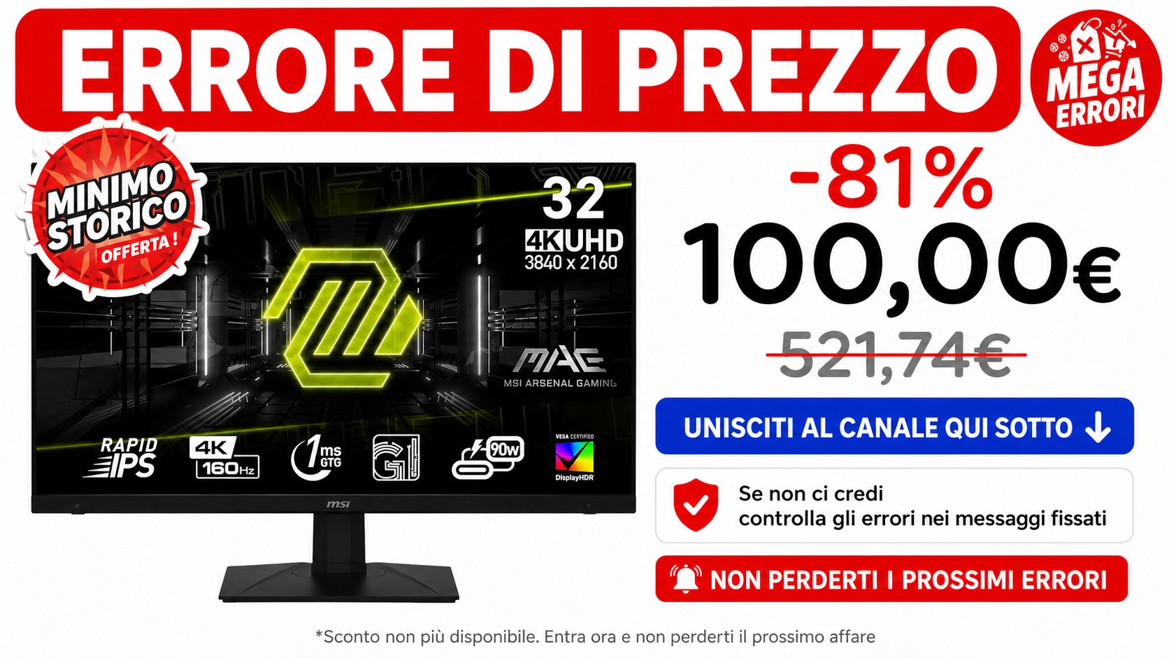 𝗠𝗘𝗚𝗔 𝗦𝗖𝗢𝗡𝗧𝗜 𝗘 𝗢𝗙𝗙𝗘𝗥𝗧𝗘 🛍️🛒