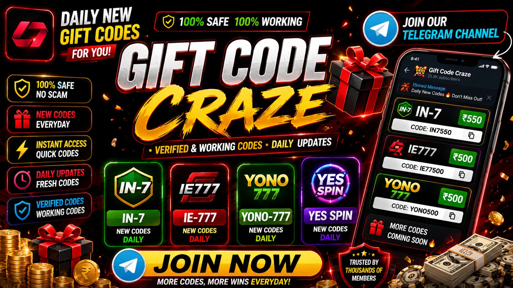 All Yono BIG PromoCodes