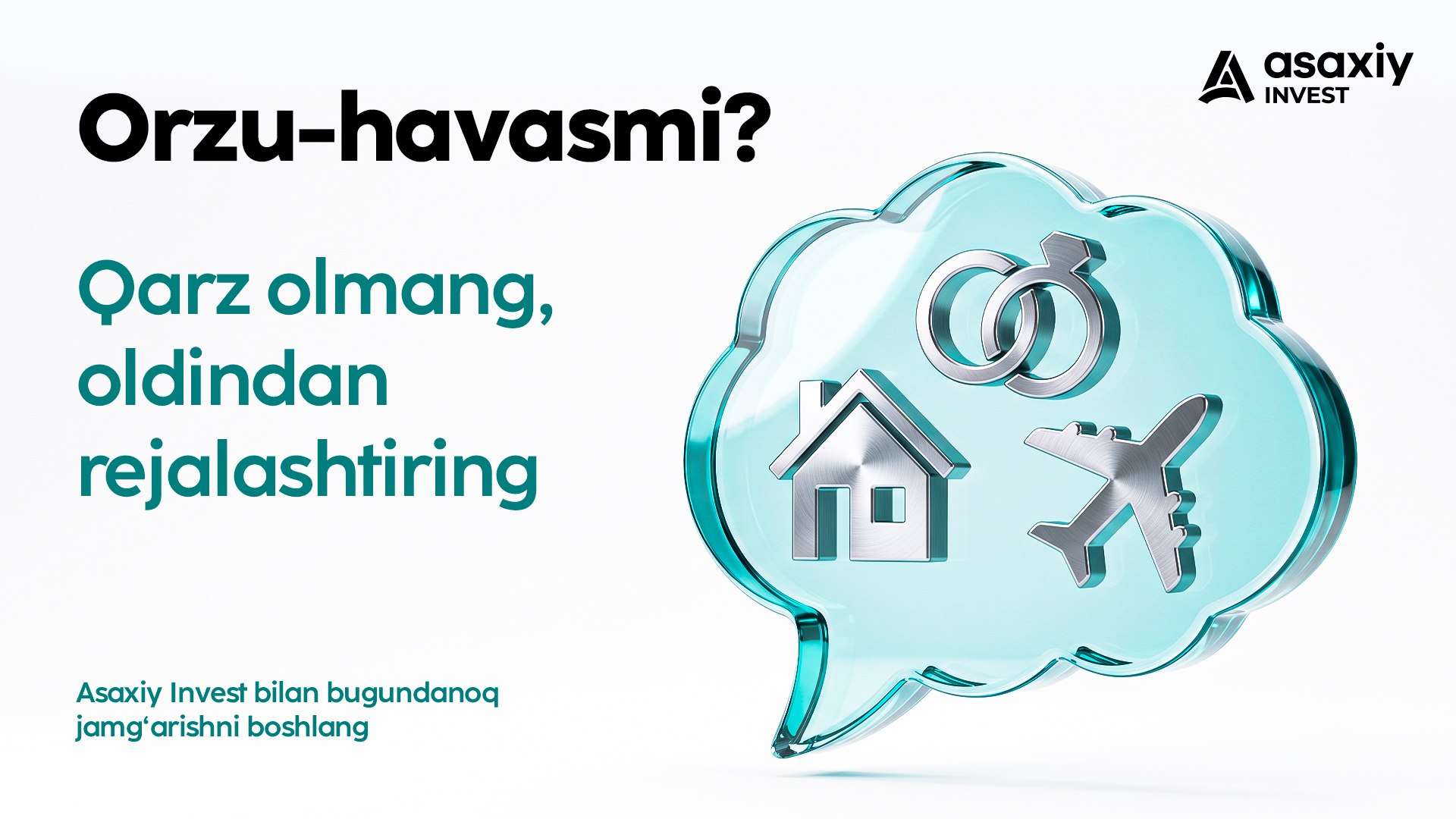 Asaxiy Invest — kelajak uchun sarmoya