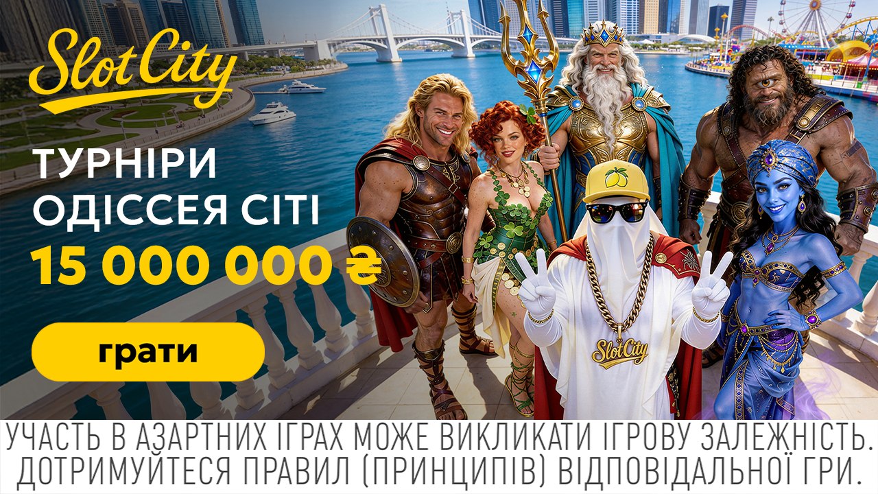 ⚡ Ловіть удачу зі SlotCity