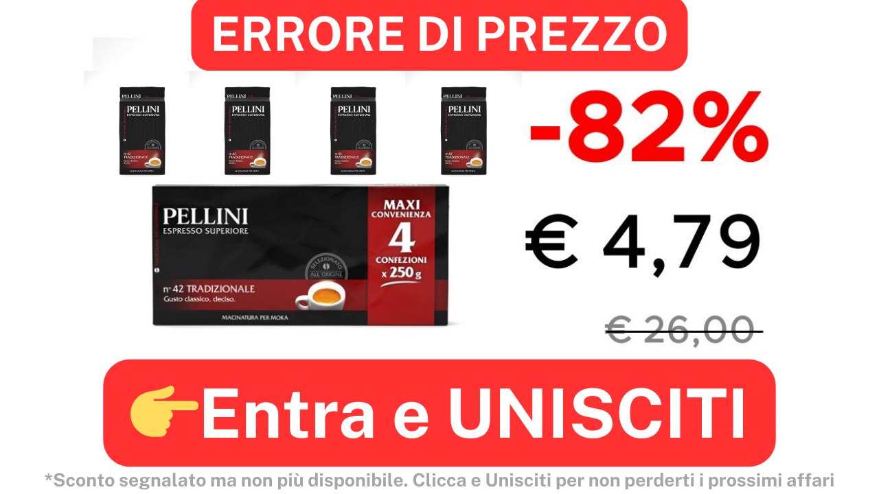 Solo ❌ ERRORI DI PREZZO