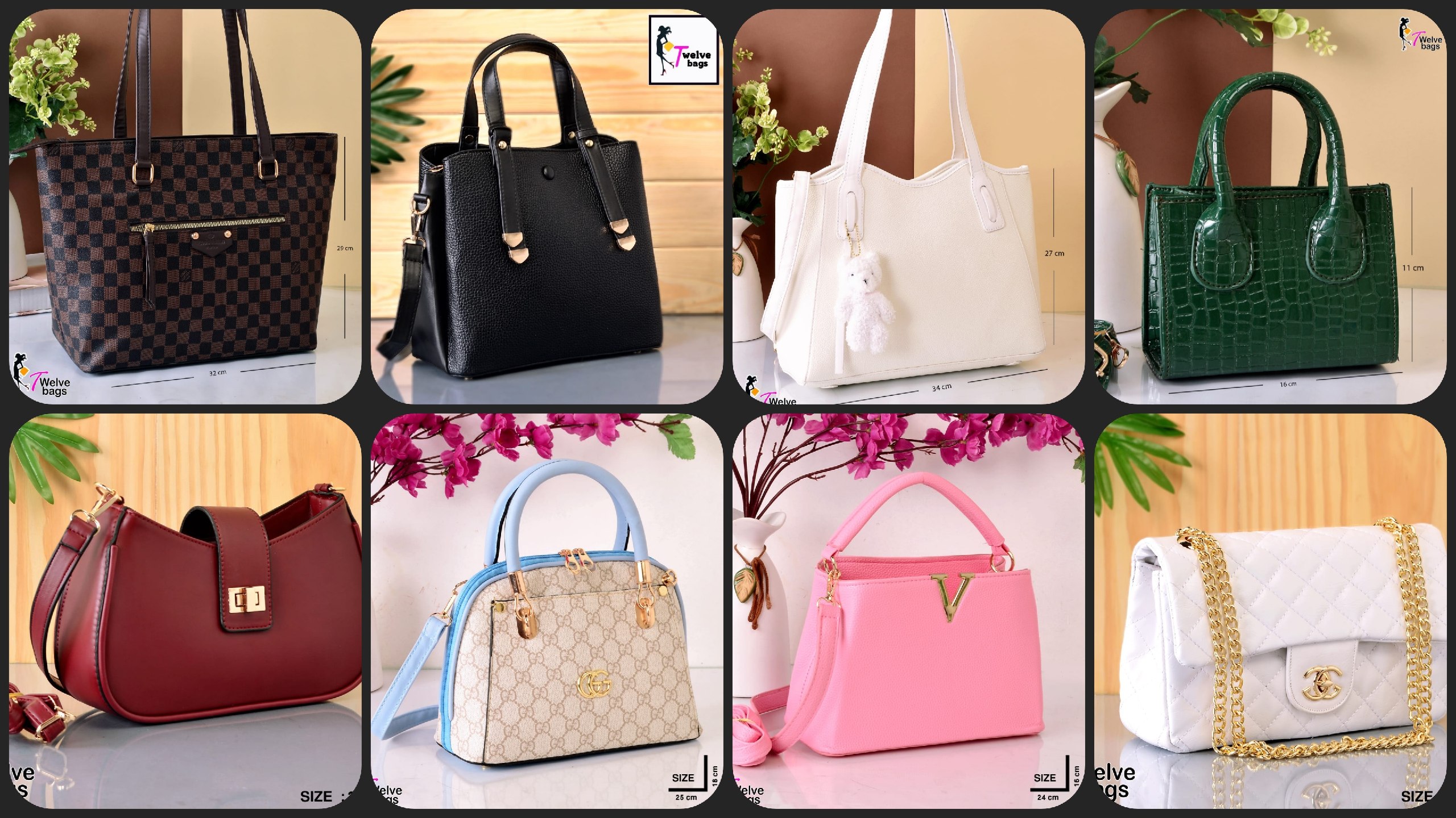 TWELVE BAGS 👜