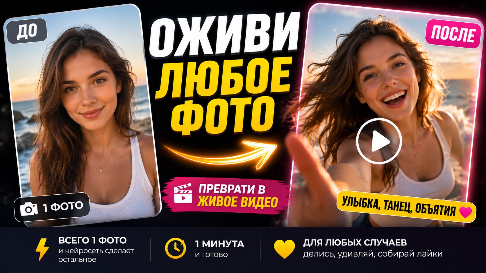 Gensta.ai: AI Video, AI Photo. Animate Photo. Nano Banana