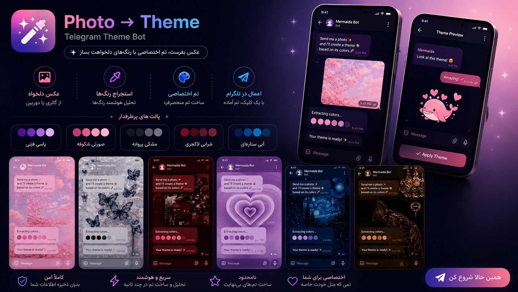 Theme ساخت تم